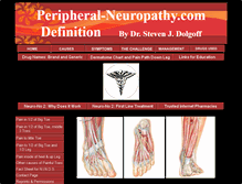 Tablet Screenshot of peripheral-neuropathy.com